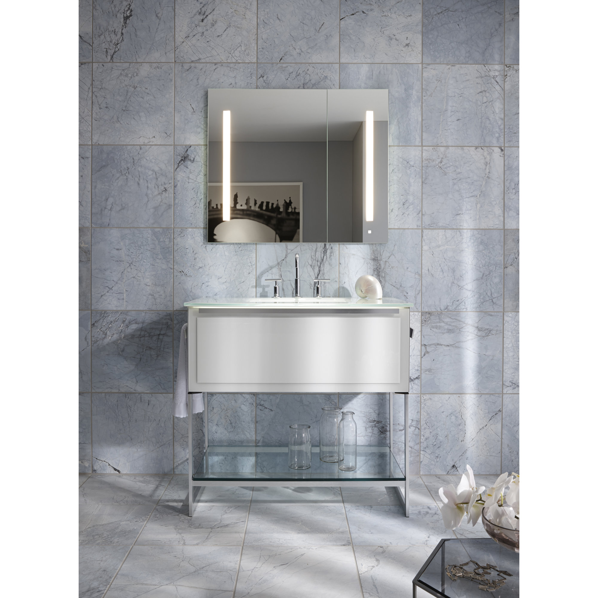 Robern AiO 29.25" x 30" Recessed Medicine Cabinet & Reviews | Wayfair